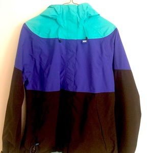 Large children’s Helly Hansen rain jacket.